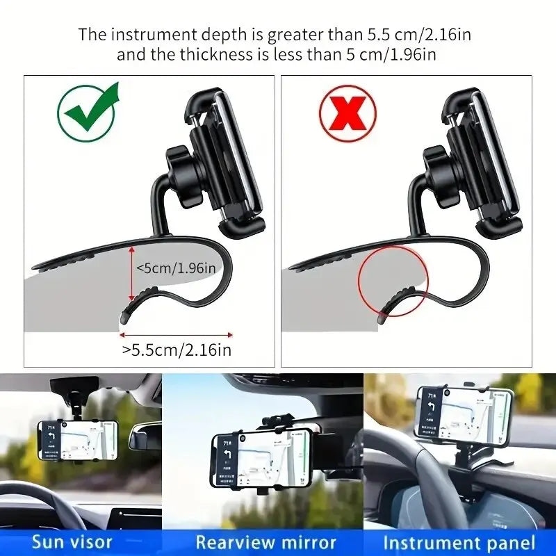 RevLine 360° Dashboard Phone Mount