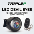 LED Devil Eye Headlight Rings with Remote