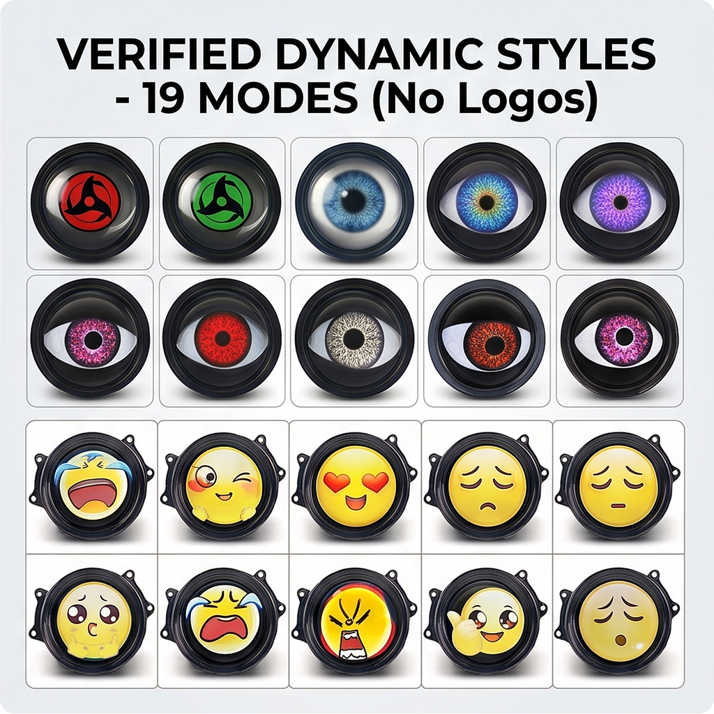 LED Devil Eye Headlight Rings with Remote